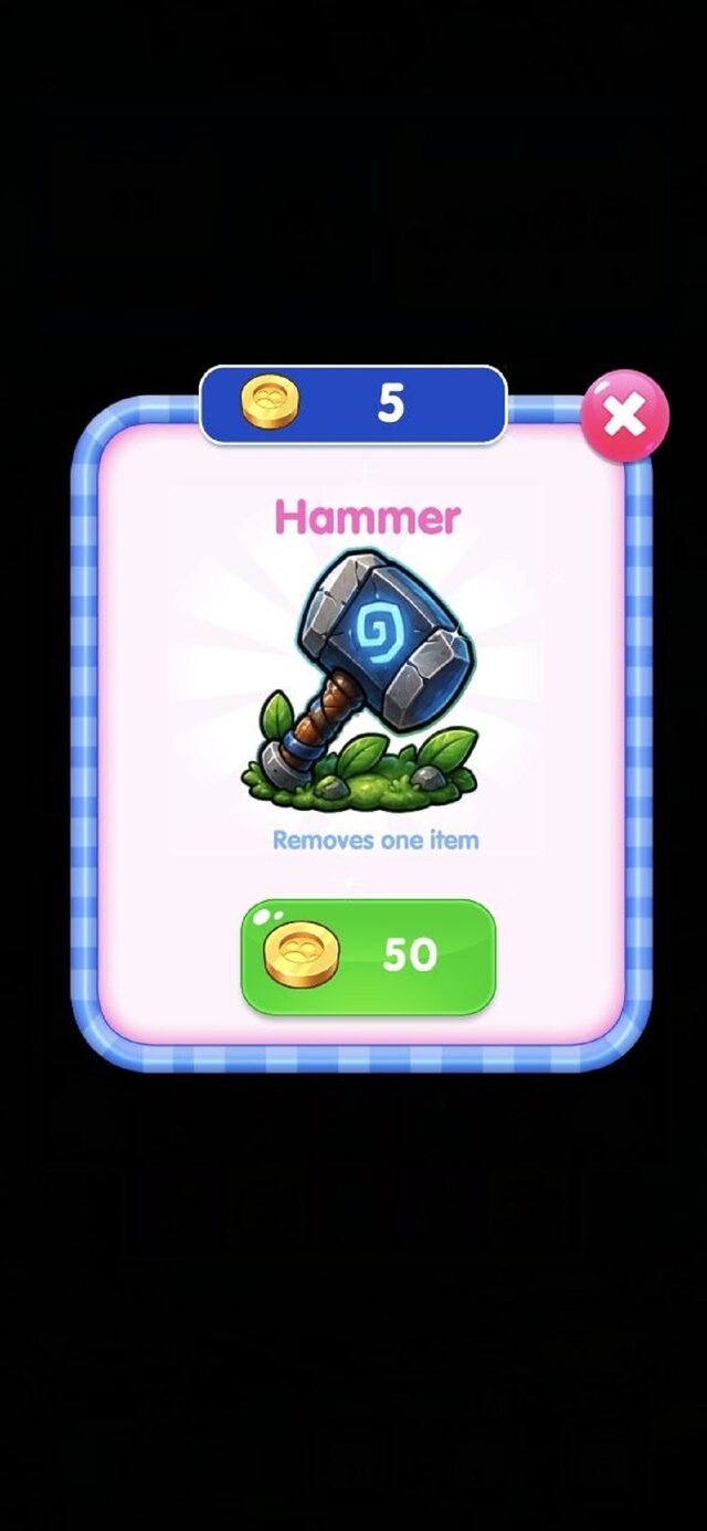 Magic Forest Puzzle hammer booster